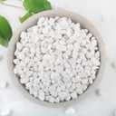 Mulctun 2Lb White Rocks for Plants, 1/4"-3/4" White Pebbles, Decorative Stones for Vases, Small Aquarium Gravel for Fish Tank Garden Rocks for Potted Plants & Home Decor