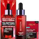 L'Oreal Paris Revitalift Triple Power Age-Defying Face Serum, Anti Aging Serum with 3 in 1 Benefits, Reduces Wrinkles, Firms and Brightens Skin, Includes Sample