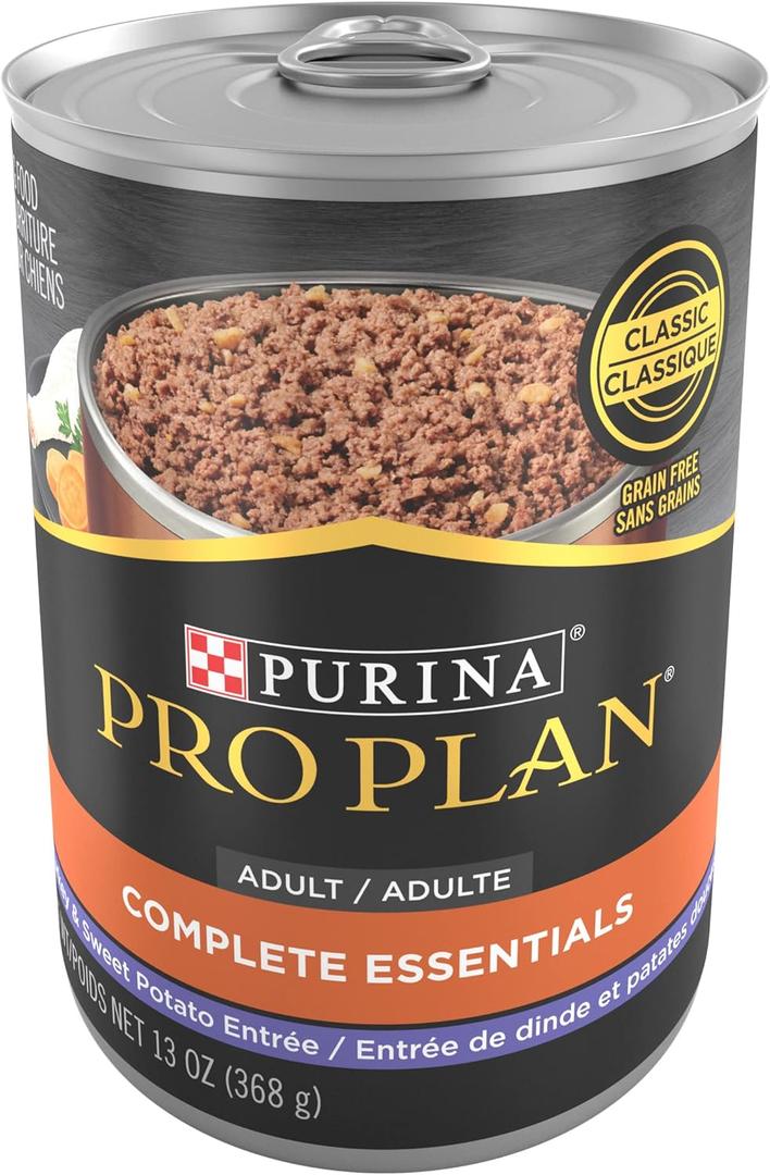 Purina Pro Plan Dog Food, Grain Free Wet Classic Turkey and Sweet Potato Entre 13 oz. Can