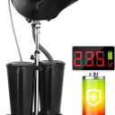 Rechargeable Portable Shampoo Bowl with Charger & Electric Pump, Portable Hair Washing Station with 2 Bucket and Drain Hoses, Basin Height Adjustable Portable Salon Sink for Home Salon Use