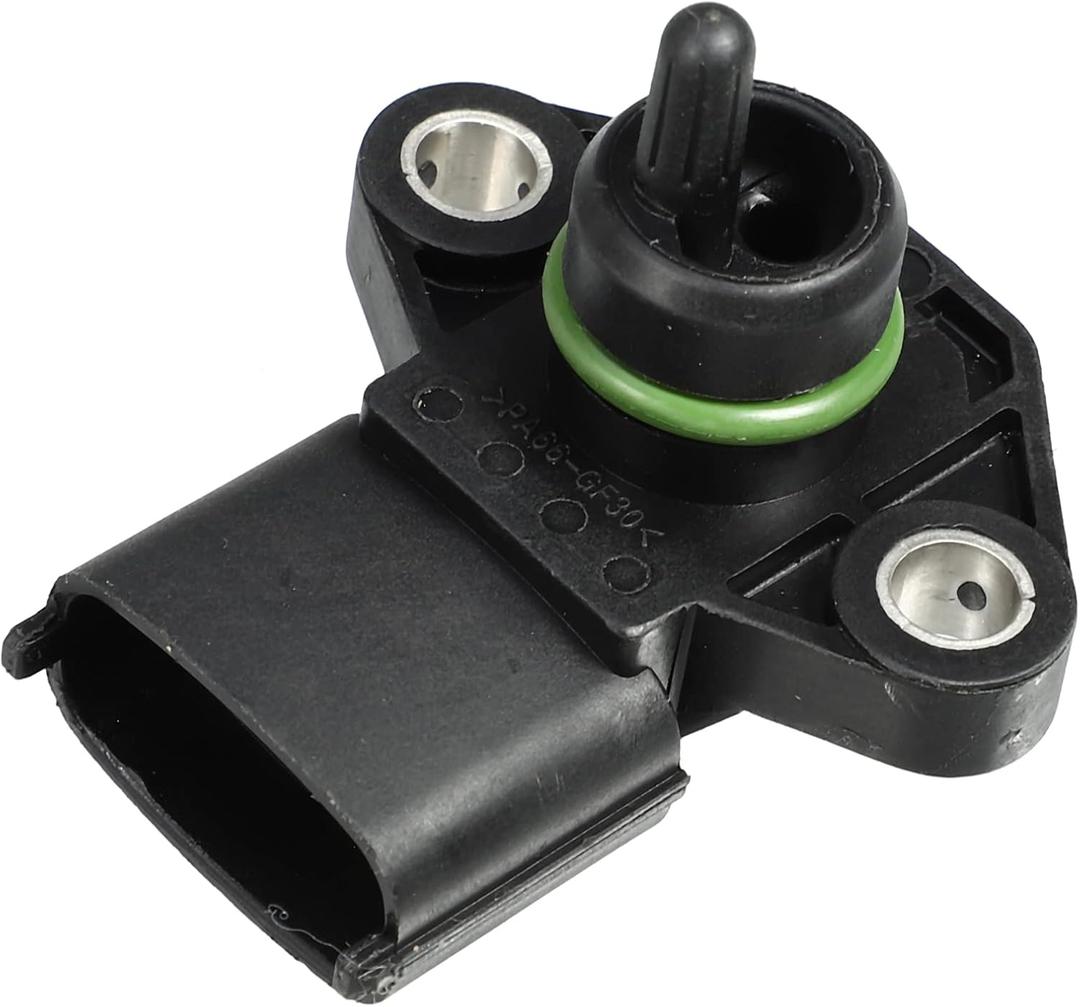 X AUTOHAUX Intake Air Pressure Temperature Sensor MAP for Hyundai Sonata Santa Fe for Kia Optima 39300-84400 3930022600 Plastic Metal Black