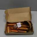 Nowpis Bamboo Wind Chimes 28" 5 Pipes, Handcrafted Mini Wooden Wind Chime Bring a Unique and Soothing Melody, Create a Zen Atmosphere for Outdoor Indoor Decor, for Sympathy, Memorial (28''-Brown Coconut top)