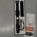 MorePro Health Fitness Tracker with Blood oxy-gen Monitor and 24/ 7 Heart Rate and Blood Pressure, Sleep Monitor, 120+ Sport Modes Waterproof Fitness Watch for Women Men Android iOS, Black