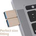 TEC USB C to USB 3.1 Adapter (2 Pieces Set) OTG Adapter High-Speed Data Transfer Up to 18Gbps USB 3.1 Female