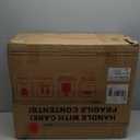 NEOTEC Retractable Garden Hose Reel 1/2 inch x 100ft - Wall Mounted Heavy Duty Hose Reel with 3/4 Inch Brass Fittings & 9-Pattern Nozzle - Auto Rewind System, Any Length Lock, 180 Swivel Bracket