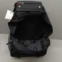 Rockland Double Handle Rolling Backpack, Black, 17-Inch (One Size)