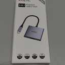 USB C to Dual HDMI Adapter 4K@30Hz, KOZYC USB C Hub Multiport Adapter with 2xHDMI, USB 3.0, 100W PD, Support USB C to HDMI Splitter Extended Display for MacBook Pro (MST is not Supported on MacOS)