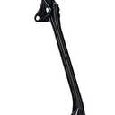 HOME&I Kickdown Door Stopper, 7-Inch Commercial Heavy Duty Door Stop Holder Kick Door Kickstand Rubber Foot (Black, 1 pack)