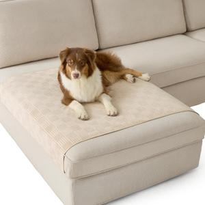 Bedsure Waterproof Couch Cover for Dogs Washable - Waterproof Blanket for Large Dogs Couch Sofa Cozy, Lightweight Furniture Protector for Pet Cat Quick Drying Puppy, Sandy Tan, 40x50IN
