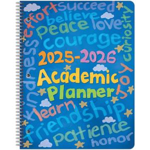 Elementary Student Planner 2025-2026 Academic School Year, Large (8.5" by 11") Matrix Style Datebook with Classic Elementary Matrix Cover