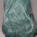Short Bob Wigs with Bangs for Women Loose Wavy Wig Curly Wavy Shoulder Length Bob Synthetic Cosplay Wig for Girl Colorful Costume Wigs (Mint Green)