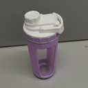 Glass Shaker Cup Odorless BPA Free– Glass Shaker Bottle for Protein 26oz Durable Borosilicate Glass, LeakProof & BPAFree – Ideal for Creamy Protein Shakes, Smoothies & Workout Drinks (Lilac)