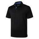 EOUOSS Golf Polo Shirts for Men Short Sleeve Moisture Wicking Dry Fit Performance Designed Collared Solid Casual Polo Shirt Black Medium (M)