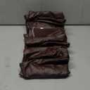 FUANGUI Dining Chair Covers Set of 6, Waterproof PU Leather Stretch Chair Seat Slipcovers Soft Removable Washable Chair Covers, Kitchen Chair Seat Covers Protectors Dining Room, Pu-Coffce