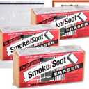 Absorene Smoke Soot Eraser Sponge 3 Pack with Storage Bag and Instruction Card