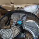 Tornado 1 Pack 20 Inch High Velocity Metal Floor Fan, 3-Speed Powerful Cooling for Industrial, Commercial, and Home Spaces, 120Tilt, 6.0 FT Cord - UL safety Listed, Black
