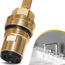 45882000 Hot Cartridge Replacement for Grohe Ceramic cartridge - 1/2" - 1/4 Turn - Anti-Clockwise Open,90 Degrees Right Hand Stop.