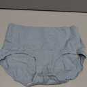 Women's High Waisted Underwear Ladies Soft Full Briefs Panties Multipack (Blue, XL)