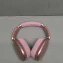 Wentronic Y02 Active Noise Cancelling Headphones,60H Battery,5 EQ Music Modes,Hi-Res Audio,Deep Bass,Foldable Wireless Over Ear Bluetooth 5.4 Headset,Breathable Leather Earpads (Pink)