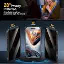 Oterkin 2 Pack Privacy Screen Protector for iPhone 17 Pro Max 6.9'' Tempered Glass Private Saver Anti-Spy Eye Protection Full Coverage Anti-Scratch Case Friendly