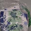 Christmas Pillow Covers 16x16 Blue Christmas Decorations Snowflake Throw Pillow Covers Xmas Tree Winter Holiday Decor Cushion Case for Sofa Couch Set of 4