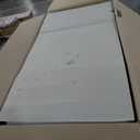 26" Modern Counter Height Bar Stools Set of 2, Farmhouse Linen Upholstered Counter Stools with Back & Metal Footrest, Wooden Kitchen Island Bar Chairs, Grey