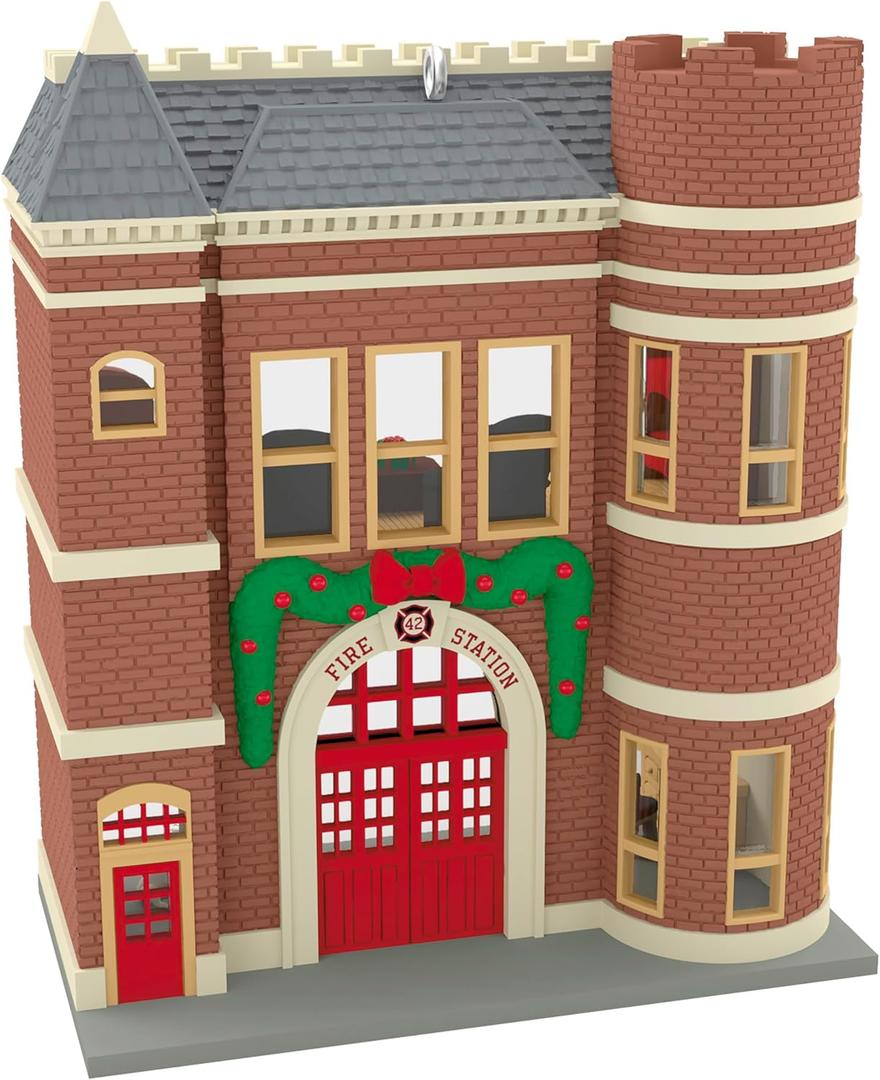 Hallmark Keepsake Christmas Ornament 2025, Nostalgic Houses and Shops Keepsake Korners Firehouse