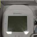 Smart WiFi Thermostat for Home, Programmable Thermostat with C-Wire Adapter, 3H/2C for Heat Pump & Conventional Systems, Tuya App Control, Compatible with Alexa & Google Assistant, White