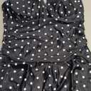 Women's Plus Size Polka Dots Push Up Swimsuit Tankini Set Swim Dress and Panty Bikini Set
 XL