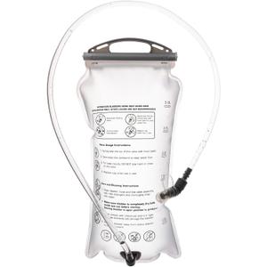 Azarxis Hydration Bladder TPU 1.5L 2L 3L Water Reservoir BPA-Free for Hiking Backpack Hydration Pack, Leak Proof Large Opening Water Storage Bladder Bag for Camping Cycling Running (#03 PEVA - White - 3L)