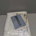 Dreaming Casa Solid Sheer Curtains Draperies White Rod Pocket 2 Panels 100" W x 96" L