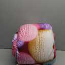 Caressma Heart Print Comforter Set Full Size, Stereoscopic 5D Lovely Teens Romantic Comforter for Girls and Boys, Colorful Cute Heart Pattern Bedding Comforter Set for All Seasons with Pillow shams