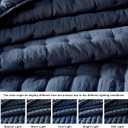 WDCOZY Navy Blue King Size Quilt Bedding Sets with Pillow Shams, Lightweight Soft Bedspread Coverlet, Quilted Blanket Thin Comforter Bed Cover, All Season Summer Spring, 3 Pieces, 104x90 inches