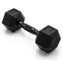 CAP Barbell 10 LB Coated Hex Dumbbell Weight with Black Handle