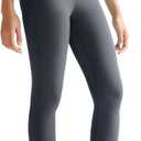 RUNNING GIRL High Waisted Leggings for Women,Tummy Control Workout Yoga Pants Compression Pants Buttery Soft (Gray, L)