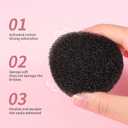 Docolor Makeup Brushes Cleaner Set Solid Soap Cleanser with Color Removal Sponge, Makeup Brush Cleaner Mat Brushes Shampoo for Cleaning Makeup Sponges, Brushes & Applicators Vegan (coconut oil) (2 PCS)