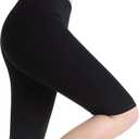 Women Under Dress Tight Shorts Stretch Knee Length Pants Thin Yoga Short Leggings
, Size Small