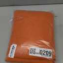 LuxClub 4 PC Queen Sheet Set, Queen Size, Deep Pockets 18" Wrinkle Free Cooling Sheets Machine Washable Hotel Bedding Silky Soft - Autumn Orange Queen