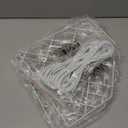 BBLlKE Stuffed Animal Storage Zoo - Corner Plush Toy Organizer Length Adjustable, Wall Hanging Stuffed Animal Net Holder for Nursery Playroom Bedroom Kids Room, White