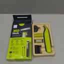 Philips Norelco for Face + Body, Electric Beard Trimmer, Shaver and Groomer, 5in1 Adjustable Comb, 1x Body Kit, Model QP2834/70, Black/Lime Green