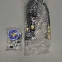 Digital Tire Pressure Gauge with Inflator, 250 PSI Heavy Duty Air Chuck & Compressor Accessories with Quick Connect Coupler and Rubber Hose for Cars, Inflatables (blue)