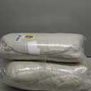 Wicker Chair Cushions of 5 Pieces, Waterproof Outdoor Loveseat Cushion for Wicker Furniture, 1 Love Seat Cushion, 2 U-Shape and 2 Lumbar Pillows for Patio Furniture (Cream)