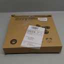 4 Way Large Cat Tunnels for Indoor Cats - 10" Diameter & 47" Long Play Tunnel Toy - Cat Tube with Play Ball & Mouse Toy - Interactive Peephole (Black)