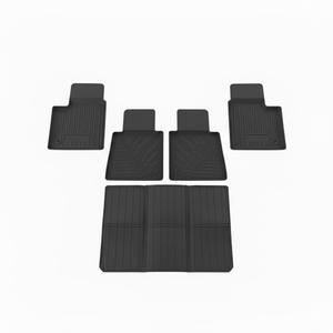 5 Piece All Weather Floor Mats Cargo Liner Protection for Car Flooe