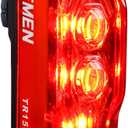 RAVEMEN TR150/TR250 Bike Tail Light, 280° Visible Bike Rear Light with Brake Detection and Auto On Off Feature, 3 Mounting Options