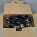 Brightever LED Outdoor String Lights 100FT Patio Lights with 52 Shatterproof ST38 Vintage Edison Bulbs, Outside Hanging Light Waterproof for Porch, Deck, Garden, Backyard, Balcony, 2700K Dimmable (100FT-Warm White, Black Wire)