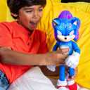 Sonic the Hedgehog 3 Ultimate Talking Sonic 12-Inch Figure, Features 30+ Iconic and Humorous Phrases and Sounds from the Movies, Light-Up Eyes and Quills