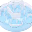 Cat Puzzle Feeder Toy, Slow Feeder for Dogs Cats, Interactive Food Dispenser, Fun and Rewarding Challenge, Mental Stimulation, Physical Activity, Adjustable Outlet, Every Pet (Blue)