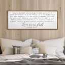 Love is Patient Love is Kind Wall Decor 40"X15" Large Bible Verse Quote 1 Corinthians 13 For Bedroom Above Bed Christianity bible Verse Couple Sign Hanging Wood Framed Wall Art (Wood