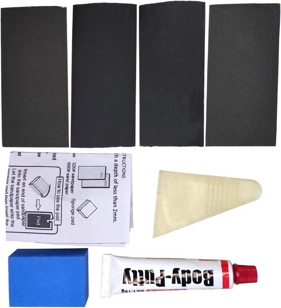 4 in 1 Car Body Putty Scratch Filler Painting Pen Assistant Soil for Deep Scratch Pit Easy Repair Automotive Scratch Filler Kit Durable Scratch Filler for Car Paint Pen (Accessories, Car Body Putty)